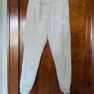 Nike Mens Light Gray Joggers